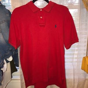 Men’s Ralph Lauren Polo (Red) (Large)